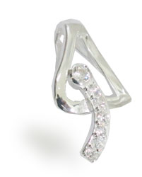 Pendant Cz sterling silver 925